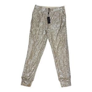 Cable & Gauge  Sequin Encrusted Jogger Pants